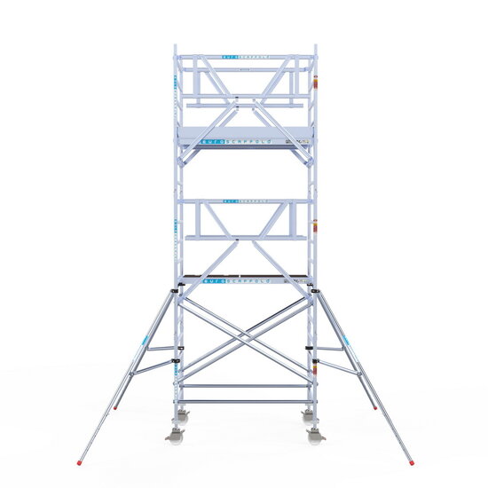 Euroscaffold Rolsteiger Euroscaffold Professional 135x190 6,2m werkhoogte carbon vloer vrijstaand
