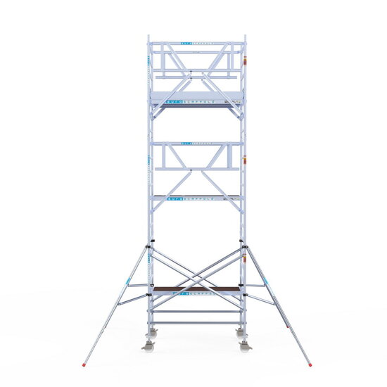 Euroscaffold Rolsteiger Euroscaffold Professional 135x190 7,2m werkhoogte carbon vloer vrijstaand