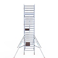 Euroscaffold Rolsteiger Euroscaffold Professional 135x190 7,2m werkhoogte carbon vloer vrijstaand