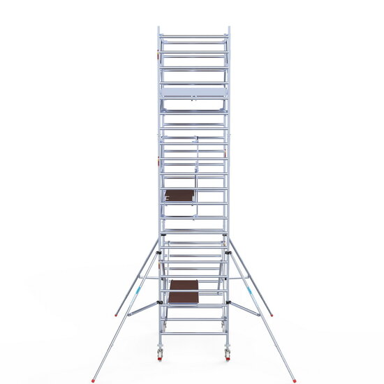 Euroscaffold Rolsteiger Euroscaffold Professional 135x190 7,2m werkhoogte carbon vloer vrijstaand
