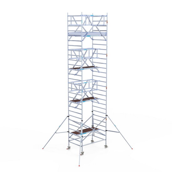 Euroscaffold Rolsteiger Euroscaffold Professional 135x190 9,2m werkhoogte carbon vloer vrijstaand