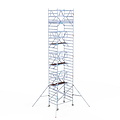 Euroscaffold Rolsteiger Euroscaffold Professional 135x190 10,2m werkhoogte carbon vloer vrijstaand