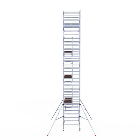 Euroscaffold Rolsteiger Euroscaffold Professional 135x190 10,2m werkhoogte carbon vloer vrijstaand