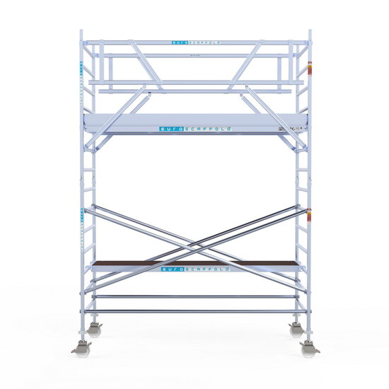 Euroscaffold Rolsteiger Euroscaffold Professional 135x305 5,2m werkhoogte carbon vloer vrijstaand
