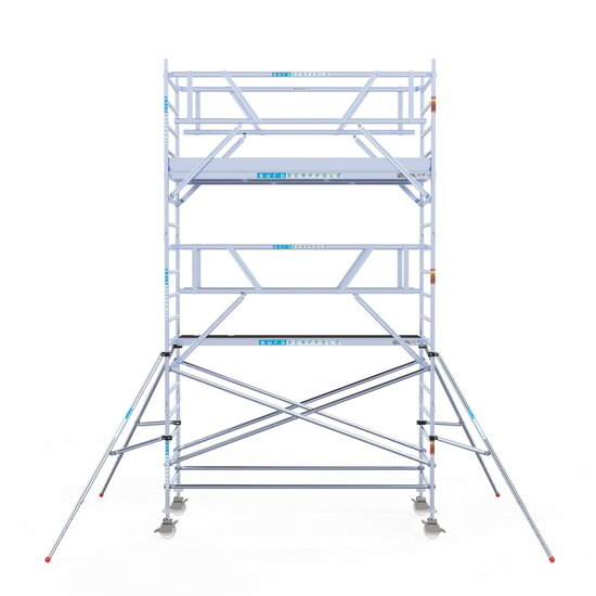 Euroscaffold Rolsteiger Euroscaffold Professional 135x305 6,2m werkhoogte carbon vloer vrijstaand