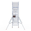 Euroscaffold Rolsteiger Euroscaffold Professional 135x305 6,2m werkhoogte carbon vloer vrijstaand