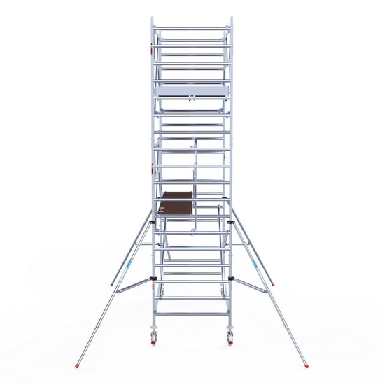 Euroscaffold Rolsteiger Euroscaffold Professional 135x305 6,2m werkhoogte carbon vloer vrijstaand