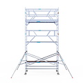 Euroscaffold Rolsteiger Euroscaffold Professional 135x305 7,2m werkhoogte carbon vloer vrijstaand