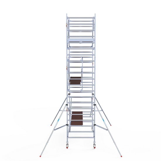 Euroscaffold Rolsteiger Euroscaffold Professional 135x305 7,2m werkhoogte carbon vloer vrijstaand