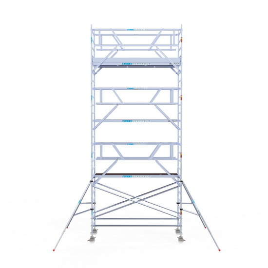 Euroscaffold Rolsteiger Euroscaffold Professional 135x305 8,2m werkhoogte carbon vloer vrijstaand