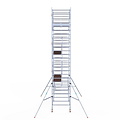 Euroscaffold Rolsteiger Euroscaffold Professional 135x305 8,2m werkhoogte carbon vloer vrijstaand