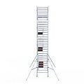 Euroscaffold Rolsteiger Euroscaffold Professional 135x305 9,2m werkhoogte carbon vloer vrijstaand