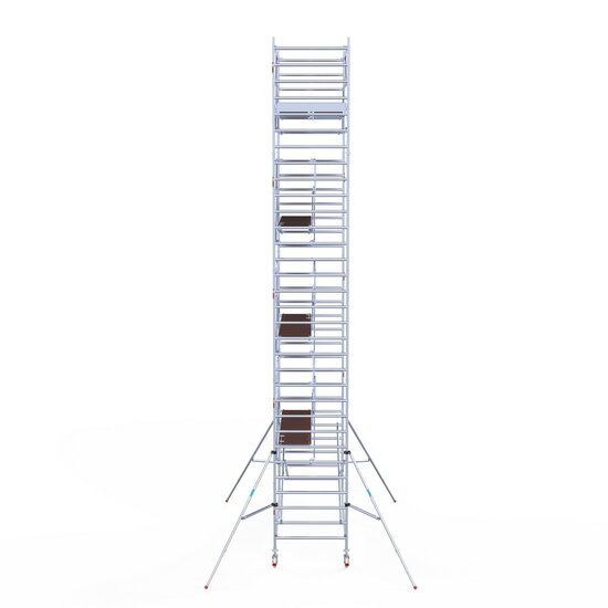 Euroscaffold Rolsteiger Euroscaffold Professional 135x305 10,2m werkhoogte carbon vloer vrijstaand