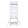 Euroscaffold Rolsteiger Euroscaffold Professional 135x305 11,2m werkhoogte carbon vloer vrijstaand