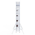 Euroscaffold Rolsteiger Euroscaffold Professional 135x305 12,2m werkhoogte carbon vloer vrijstaand