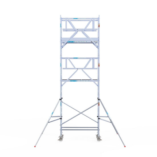 Euroscaffold Rolsteiger Euroscaffold Professional 75x190 7,2m werkhoogte carbon vloer vrijstaand