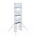 Euroscaffold Rolsteiger Euroscaffold Professional 75x190 8,2m werkhoogte carbon vloer vrijstaand