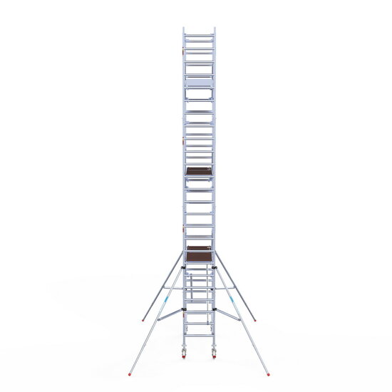 Euroscaffold Rolsteiger Euroscaffold Professional 75x190 8,2m werkhoogte carbon vloer vrijstaand