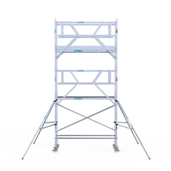 Euroscaffold Rolsteiger Euroscaffold Professional 75x250 6,2m werkhoogte carbon vloer vrijstaand