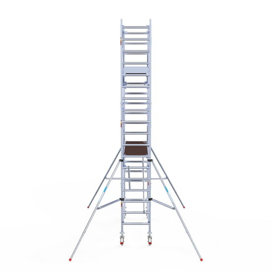 Euroscaffold Rolsteiger Euroscaffold Professional 75x250 6,2m werkhoogte carbon vloer vrijstaand