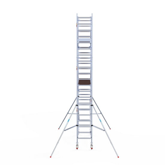 Euroscaffold Rolsteiger Euroscaffold Professional 75x250 7,2m werkhoogte carbon vloer vrijstaand