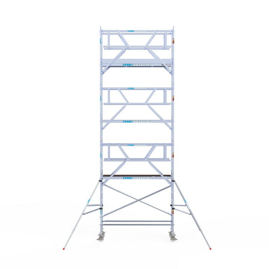 Euroscaffold Rolsteiger Euroscaffold Professional 75x250 8,2m werkhoogte carbon vloer vrijstaand