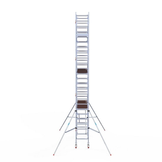 Euroscaffold Rolsteiger Euroscaffold Professional 75x250 8,2m werkhoogte carbon vloer vrijstaand
