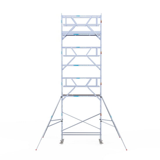 Euroscaffold Rolsteiger Euroscaffold Professional 75x250 9,2m werkhoogte carbon vloer vrijstaand