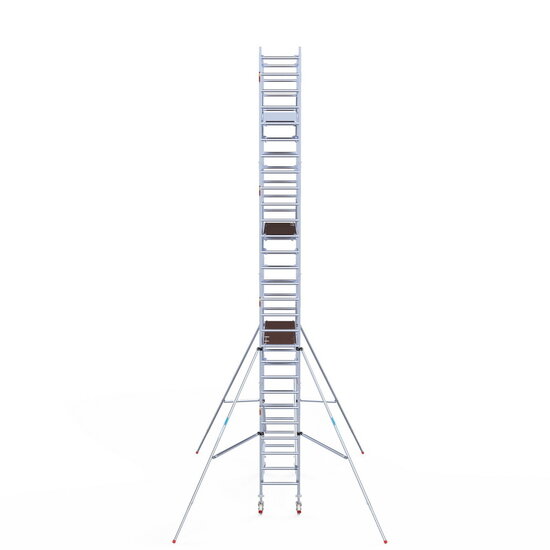 Euroscaffold Rolsteiger Euroscaffold Professional 75x250 9,2m werkhoogte carbon vloer vrijstaand