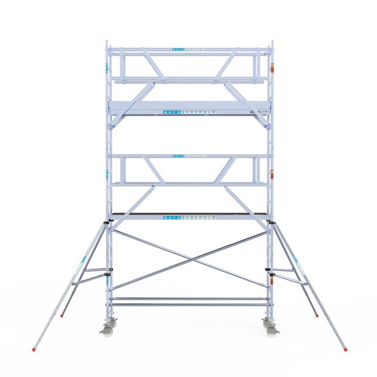 Euroscaffold Rolsteiger Euroscaffold Professional 75x305 6,2m werkhoogte carbon vloer vrijstaand