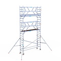 Euroscaffold Rolsteiger Euroscaffold Professional 75x305 7,2m werkhoogte carbon vloer vrijstaand