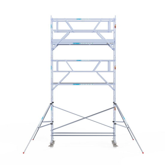 Euroscaffold Rolsteiger Euroscaffold Professional 75x305 7,2m werkhoogte carbon vloer vrijstaand