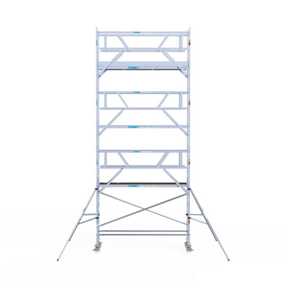 Euroscaffold Rolsteiger Euroscaffold Professional 75x305 8,2m werkhoogte carbon vloer vrijstaand