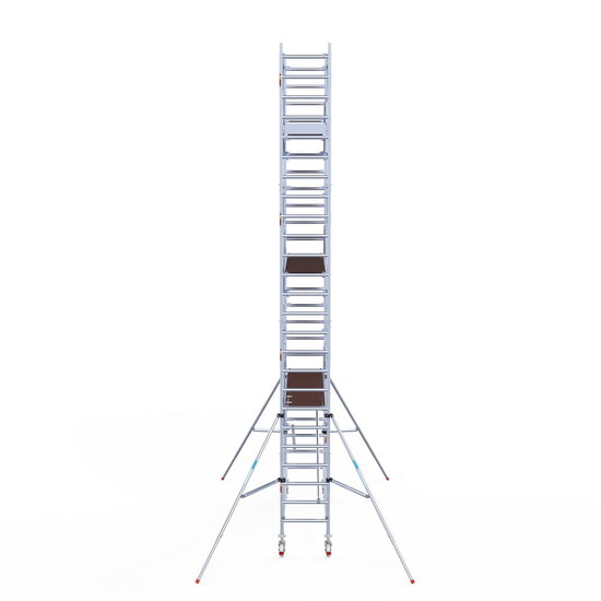 Euroscaffold Rolsteiger Euroscaffold Professional 75x305 8,2m werkhoogte carbon vloer vrijstaand