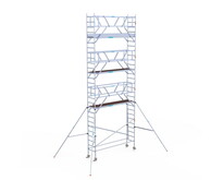 Rolsteiger Euroscaffold Professional 75x305 9,2m werkhoogte carbon vloer vrijstaand