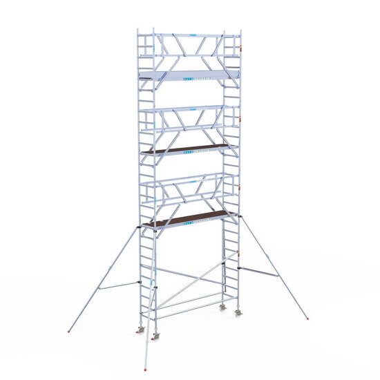 Euroscaffold Rolsteiger Euroscaffold Professional 75x305 9,2m werkhoogte carbon vloer vrijstaand