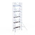 Euroscaffold Rolsteiger Professional 135x305 11,2m werkhoogte carbon vloer tegen de gevel