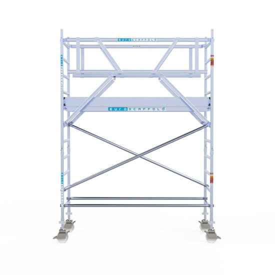 Euroscaffold Rolsteiger Euroscaffold Professional 90x250 4,2m werkhoogte vrijstaand