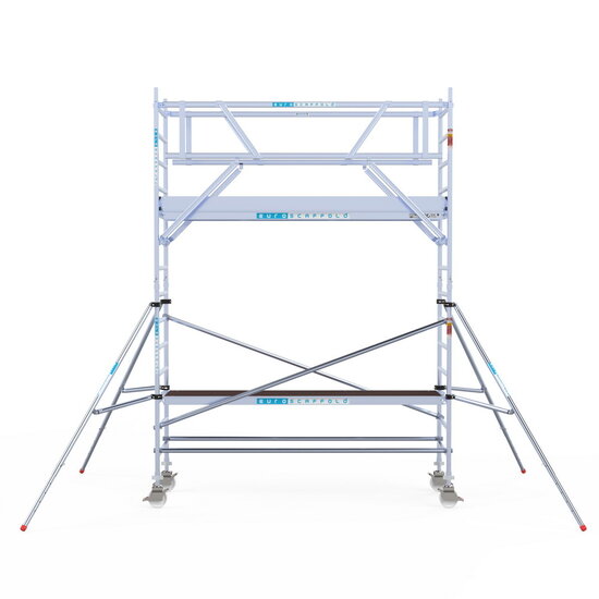 Euroscaffold Rolsteiger Euroscaffold Professional 90x305 5,2m werkhoogte vrijstaand