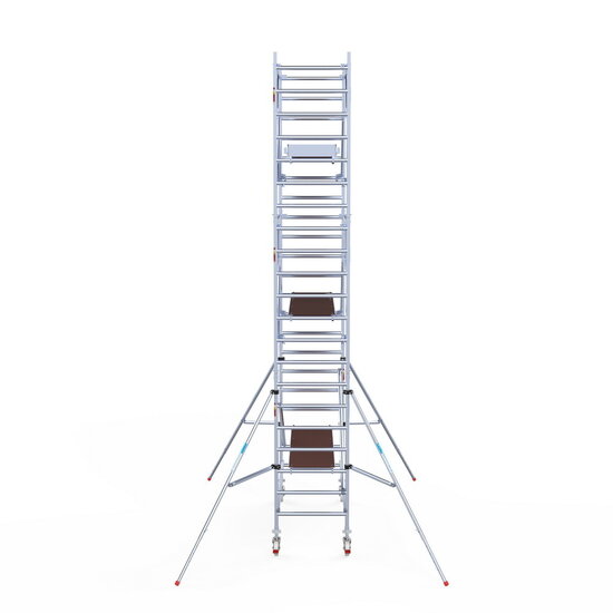 Euroscaffold Rolsteiger Euroscaffold Professional 90x250 7,2m werkhoogte carbon vloer vrijstaand