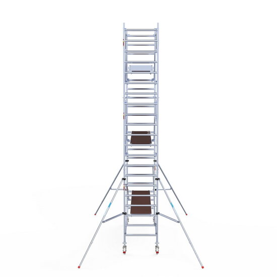 Euroscaffold Rolsteiger Euroscaffold Professional 90x305 7,2m werkhoogte carbon vloer vrijstaand