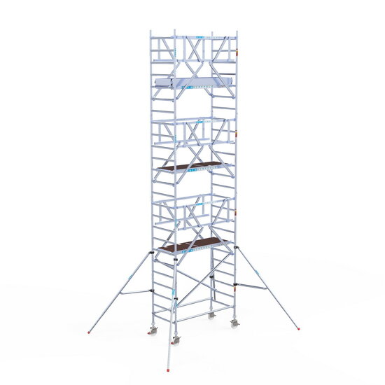 Euroscaffold Rolsteiger Euroscaffold Professional 90x190 8,2m werkhoogte vrijstaand