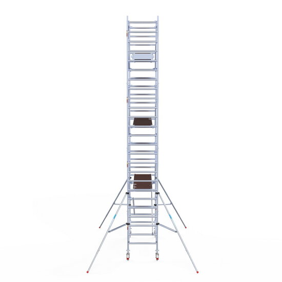 Euroscaffold Rolsteiger Euroscaffold Professional 90x250 8,2m werkhoogte carbon vloer vrijstaand