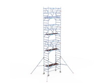 Rolsteiger Euroscaffold Professional 90x190 9,2m werkhoogte carbon vloer vrijstaand