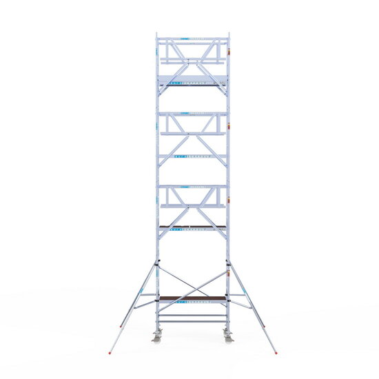 Euroscaffold Rolsteiger Euroscaffold Professional 90x190 9,2m werkhoogte carbon vloer vrijstaand