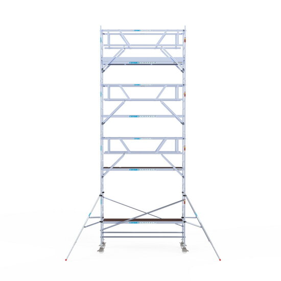 Euroscaffold Rolsteiger Euroscaffold Professional 90x305 9,2m werkhoogte carbon vloer vrijstaand