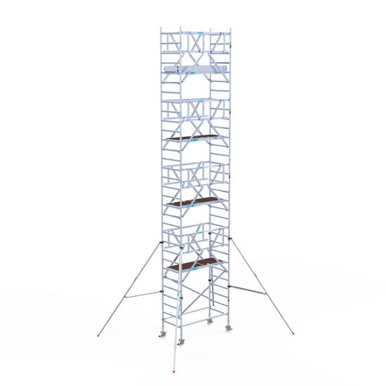 Euroscaffold Rolsteiger Euroscaffold Professional 90x190 10,2m werkhoogte carbon vloer vrijstaand