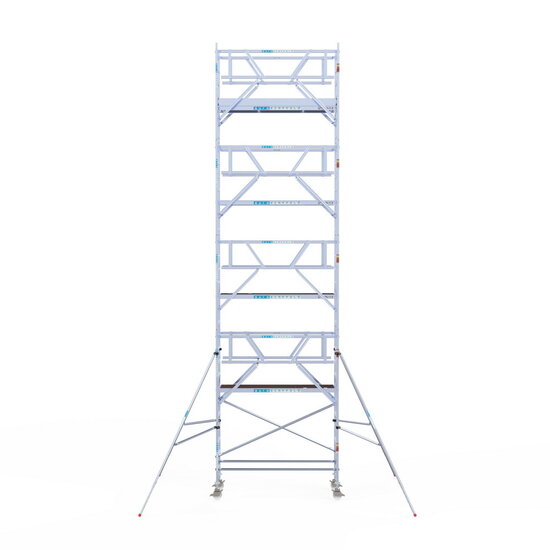 Euroscaffold Rolsteiger Euroscaffold Professional 90x250 10,2m werkhoogte vrijstaand