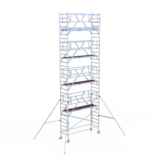 Euroscaffold Rolsteiger Euroscaffold Professional 90x305 10,2m werkhoogte carbon vloer vrijstaand