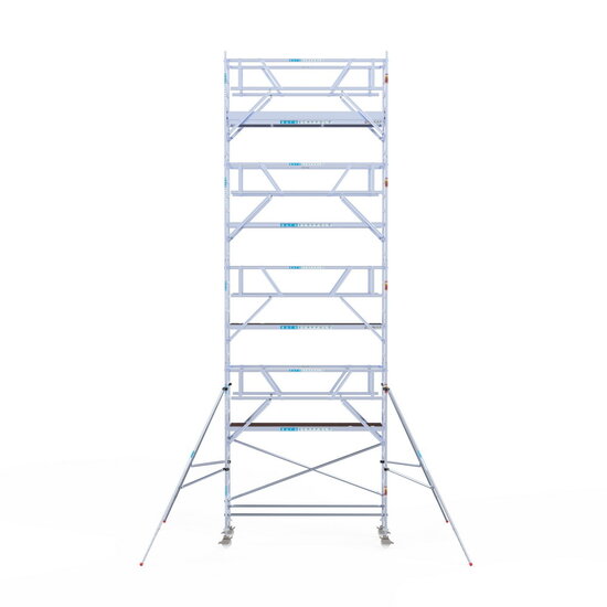Euroscaffold Rolsteiger Euroscaffold Professional 90x305 10,2m werkhoogte carbon vloer vrijstaand